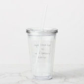 Create Your Own! Acryltrinkbecher (Rückseite)