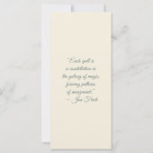 Create Your Own Adorable Hedgehog Bookmark Card (Rückseite)