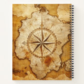 Create Your Own Adventurer Compass Rose Map Notizblock (Rückseite)