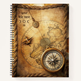 Create Your Own Adventurer Compass Rose Notizblock