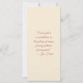 Create Your Own African Animals Bookmark Card (Rückseite)