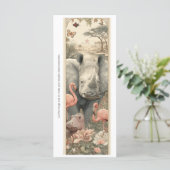 Create Your Own African Animals Bookmark Card (Stehend Vorderseite)