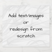 Create Your Own! Alkoholflaschenetikett (Einzelnes Label)