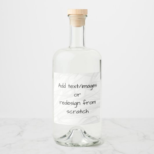 Create Your Own! Alkoholflaschenetikett (Vorderseite)