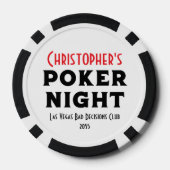 Create Your Own Bachelor Party Pokerchips (Rückseite)