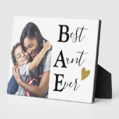 Create Your Own BAE Best Aunt Ever Foto Fotoplatte (Seite)