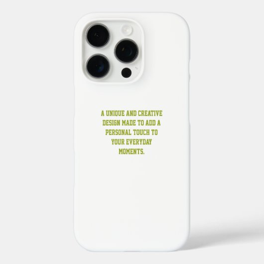 Create Your Own Barely There iPhone 16 Pro Case (Rückseite)
