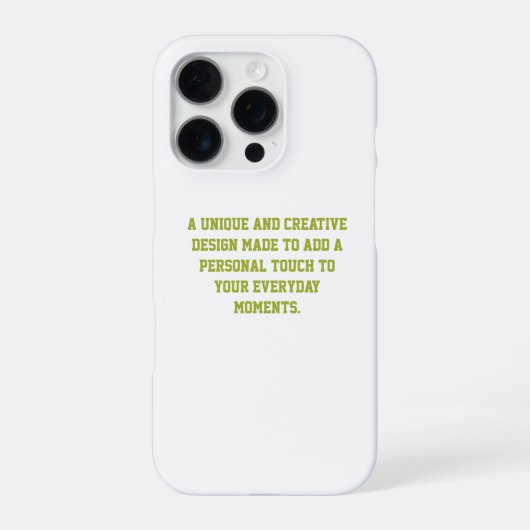 Create Your Own Barely There iPhone 16 Pro Case Hülle (Rückseite)