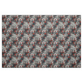 Create Your Own Bats Red Rose Gothic Grey Stoff (Fat Quarter (45,7 x 55,9 cm))