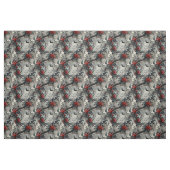 Create Your Own Bats Red Roses Gothic Grey Stoff (Fat Quarter (45,7 x 55,9 cm))