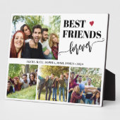 Create your own best friends 4 photo collage fotoplatte (Seite)