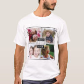 Create Your Own Best Pop Ever 4 Photo Collage  T-Shirt (Vorderseite)