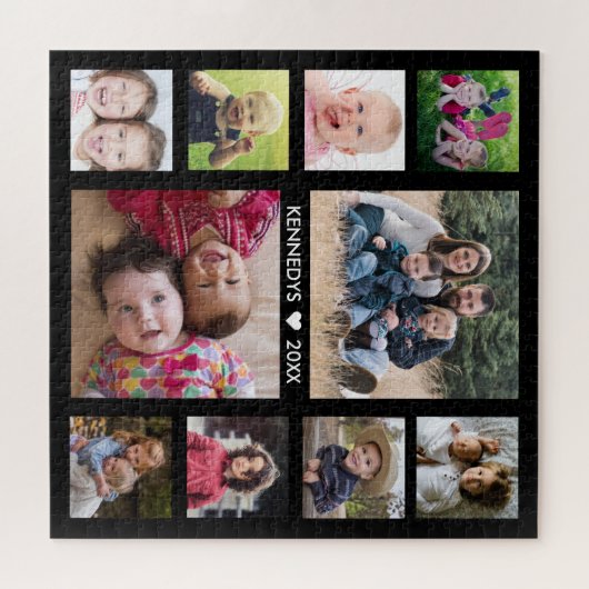 Create Your Own Black 10 Puzzle (Horizontal)