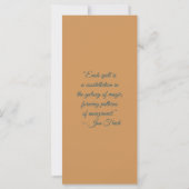 Create Your Own Black Cat Red Roses Bookmark Card (Rückseite)