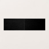 Create Your Own Black Custom Design Holiday Card (Innenseite Aufgefaltet)