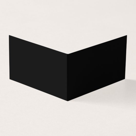 Create Your Own Black Custom Design Holiday Card (Vorderseite)