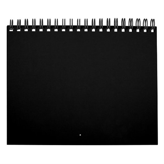 Create Your Own Black Custom Design Holiday Card Kalender (Titelbild)