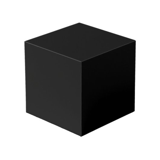 Create Your Own Black Custom Design Holiday Card Würfel (Vorderseite Schrägansicht)