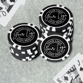 Create Your Own Black Logo Pokerchips