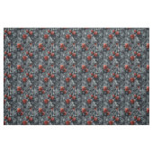 Create Your Own Blood Red Roses Bats Gothic Grey Stoff (Fat Quarter (45,7 x 55,9 cm))