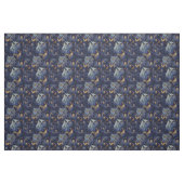 Create Your Own Blue Celestial White Owls Stoff (Fat Quarter (45,7 x 55,9 cm))
