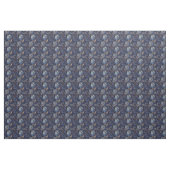Create Your Own Blue Celestial White Owls Stoff (Yard (91,4 cm))
