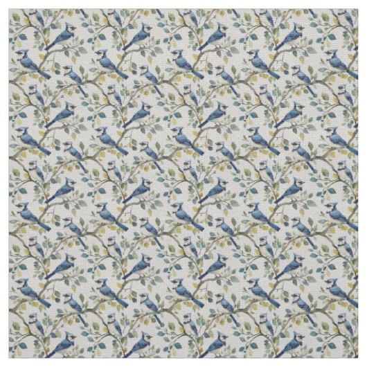 Create Your Own Blue Jays Songbirds Spring Stoff (Muster)
