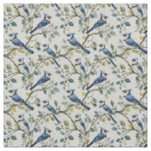 Create Your Own Blue Jays Songbirds Spring Stoff (Nahaufnahme)
