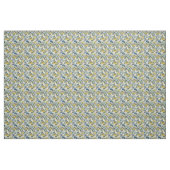 Create Your Own Blue Jays Yellow Flowers Stoff (Fat Quarter (45,7 x 55,9 cm))