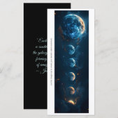 Create Your Own Blue Moons Bookmark Card (Vorne/Hinten)