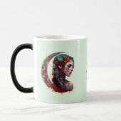 Create Your Own Boho Crescent Moon Goddess Verwandlungstasse (Links)