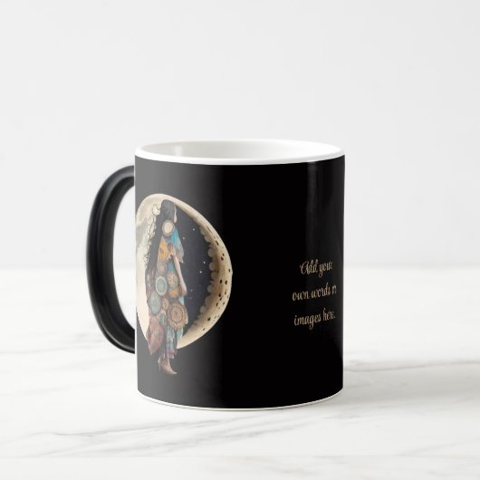 Create Your Own Boho Floral Moon Walk Verwandlungstasse (Vorderseite Links)