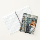 Create Your Own Botanical Red Fox Notizblock (Innenseite)
