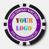 Create Your Own Branded Logo Poker Chips Template (Vorderseite)