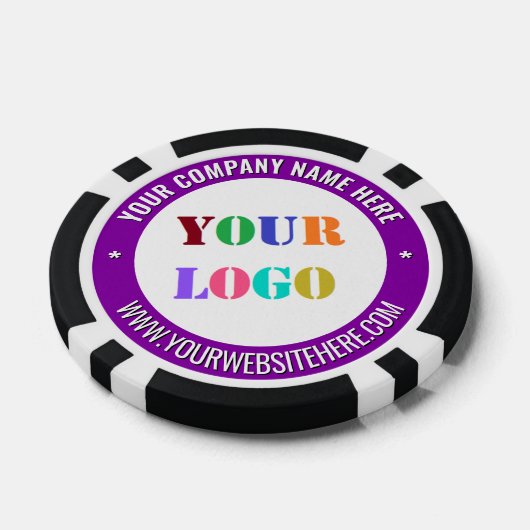 Create Your Own Branded Logo Poker Chips Template (Einzeln)