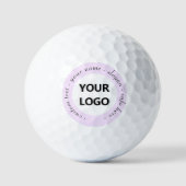 Create Your Own Branded Stamp Golf Balls with Text Golfball (Vorderseite)