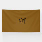 Create Your Own Brown Banner (Horizontal)