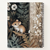 Create Your Own Brown Mouse Botanical Notizblock (Rückseite)