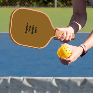 Create Your Own Brown Pickleball Schläger