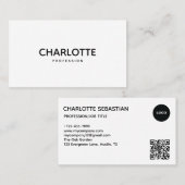 Create your own Business Card | QR code Visitenkarte (Vorne/Hinten)
