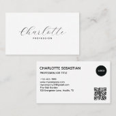 Create your own Business Card | QR code Visitenkarte (Vorne/Hinten)