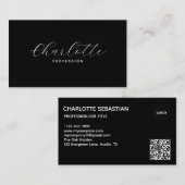 Create your own Business Card | QR code Visitenkarte (Vorne/Hinten)