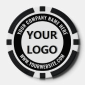Create Your Own Business Logo Poker Chips Template (Vorderseite)
