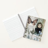 Create Your Own Butterfly Hedge Witch Botanical Notizblock (Innenseite)