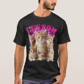 create your own cat or any pets 90s bootleg T-Shirt (Vorderseite)