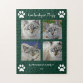Create your own cat photo collage monogram name puzzle (Vertikal)
