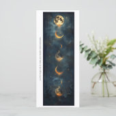 Create Your Own Changing Moons Bookmark Card (Stehend Vorderseite)