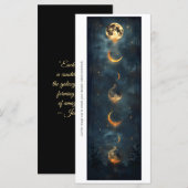 Create Your Own Changing Moons Bookmark Card (Vorne/Hinten)