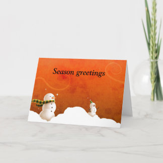 Create your own Christmas card Feiertagskarte