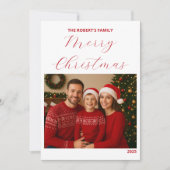 create your own Christmas Family Card (Vorderseite)